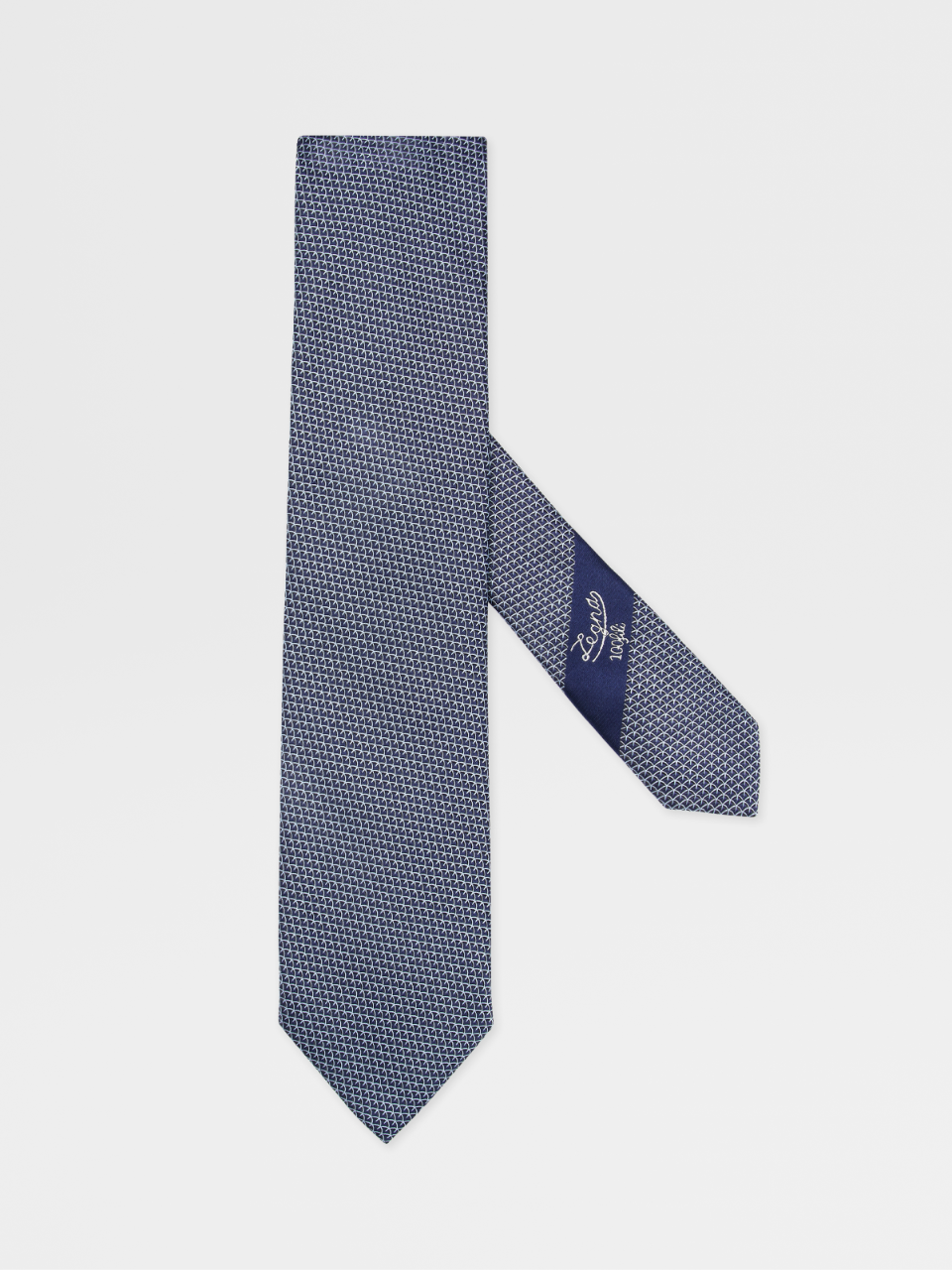 Dark Blue Silk 100fili Tie